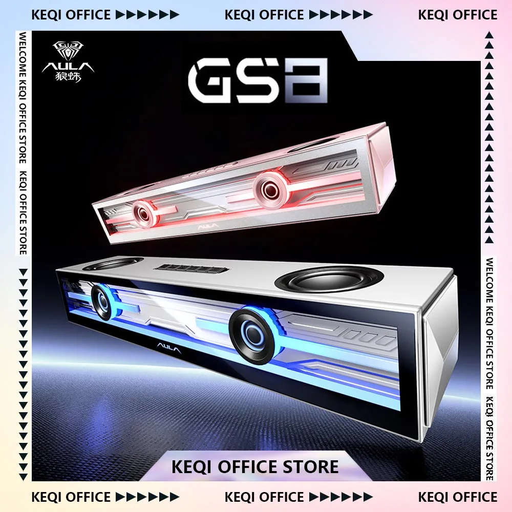 AULA GS8 E-sports Speaker Home Computer Speaker 7.1 Wired Bluetooth Desktop Gaming With Microphone Customized PC Accessories
AULA GS8 E-sports Speaker Home Computer Speaker 7.1 Wired Bluetooth Desktop Gaming With Microphone Customized PC Accessories