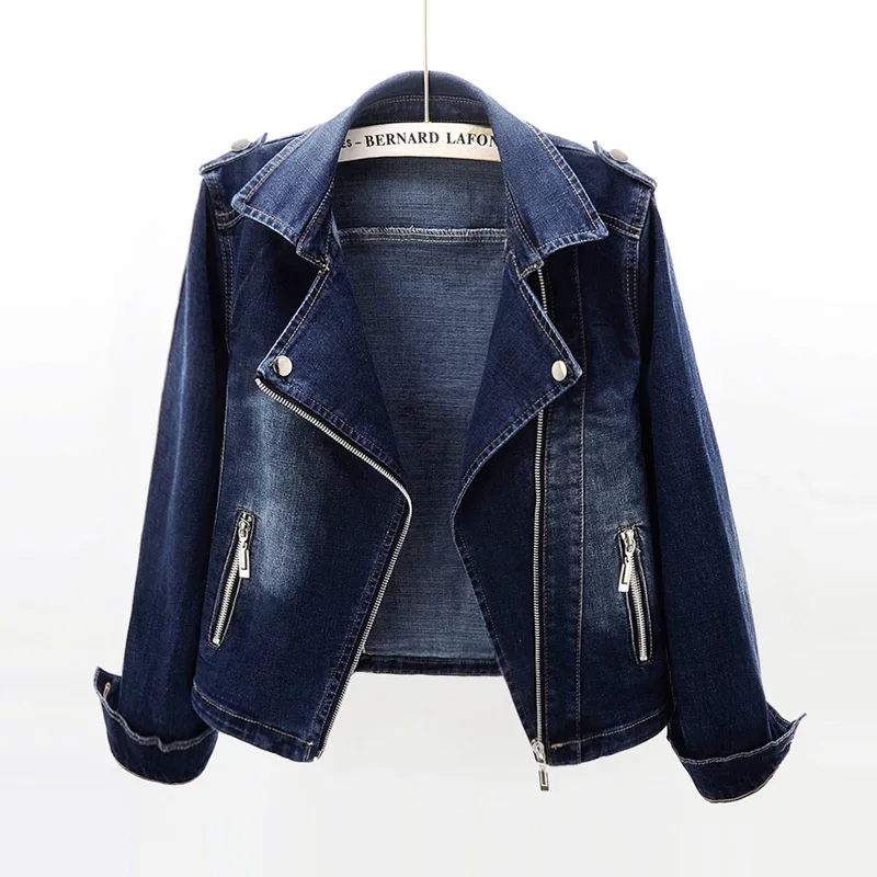 2025 Autumn Korean Elasticity Slim Denim Jacket Women Long Sleeve Short Student Outerwear Vintage Blue Jeans Jacket Coat Female
2025 Autumn Korean Elasticity Slim Denim Jacket Women Long Sleeve Short Student Outerwear Vintage Blue Jeans Jacket Coat Female