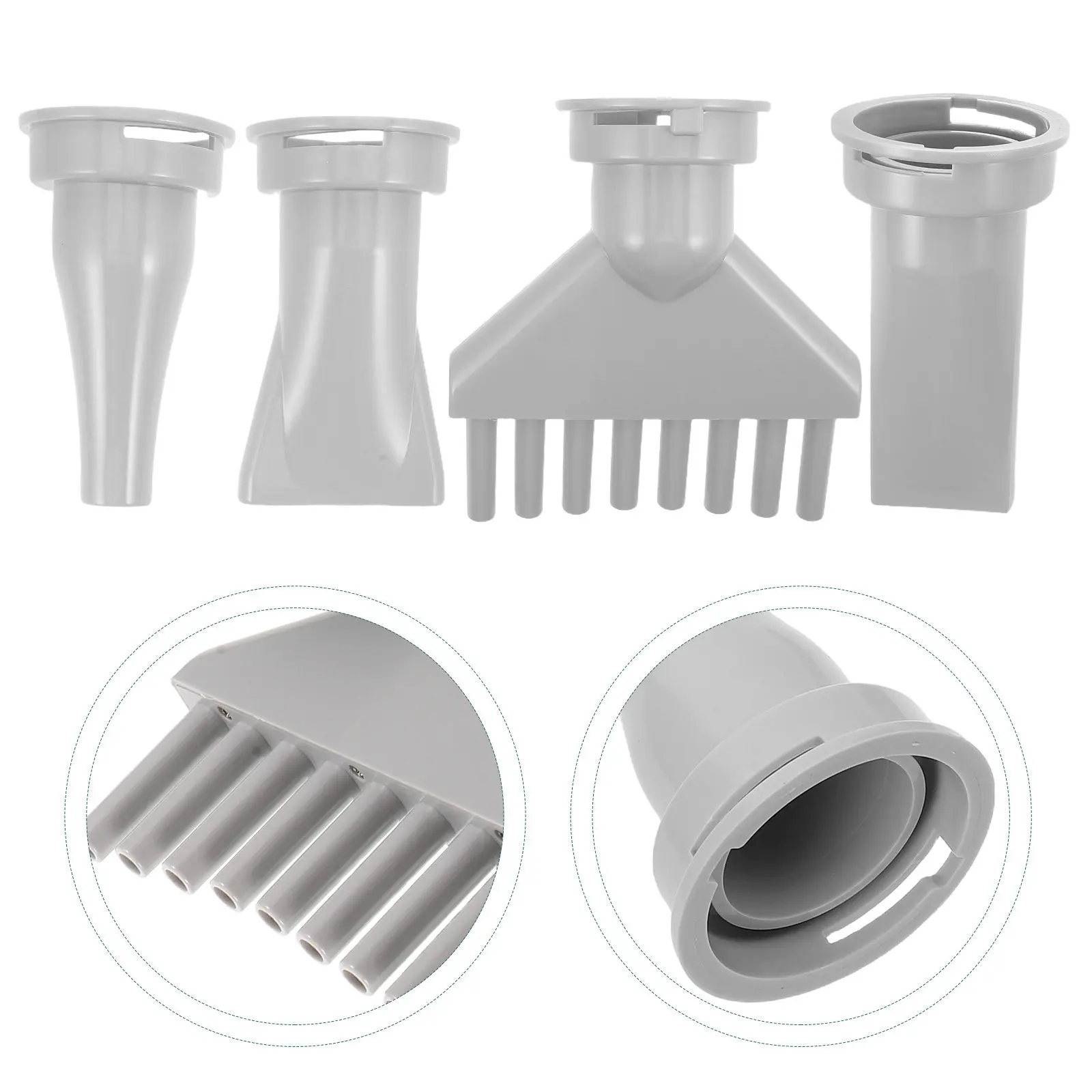 4Pcs Universal Hair Dryer Nozzle Attachment Set for Dog Grooming Lightweight ABS Pet Styling Tool Gentle Airflow Dispersion
4Pcs Universal Hair Dryer Nozzle Attachment Set for Dog Grooming Lightweight ABS Pet Styling Tool Gentle Airflow Dispersion