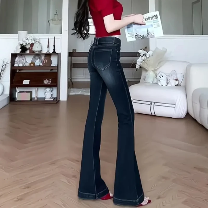 Flare Trousers Gyaru Womens Flared Jeans Solid Color Stretch Hippie Chic and Elegant Denim Pants for Women Teenagers Vibrant Emo
Flare Trousers Gyaru Womens Flared Jeans Solid Color Stretch Hippie Chic and Elegant Denim Pants for Women Teenagers Vibrant Emo