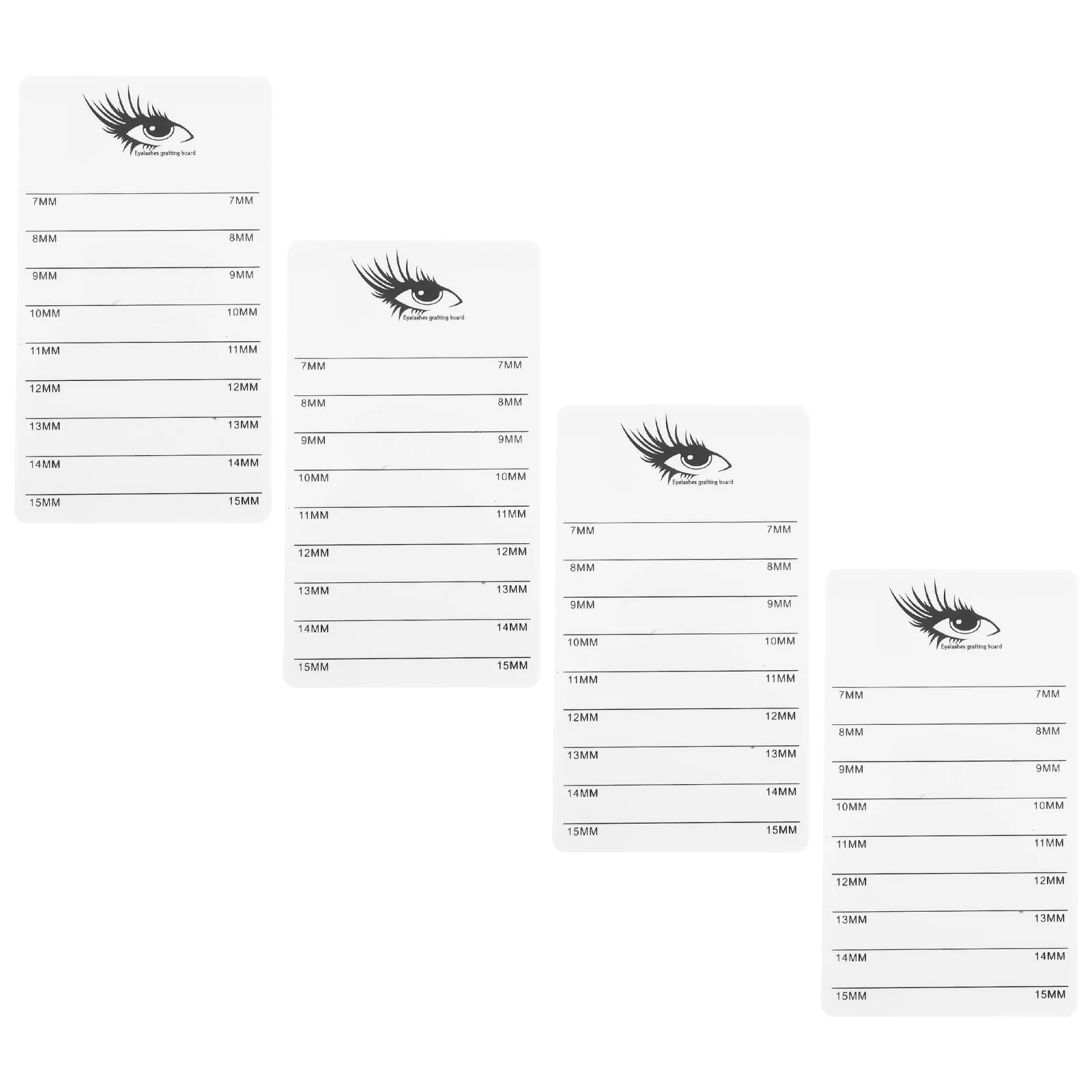 4Pcs Acrylic Eyelash Display Board Design Handheld Lash Extension Holder Tray False Eyelash Organizer for Beauty Salons
4Pcs Acrylic Eyelash Display Board Design Handheld Lash Extension Holder Tray False Eyelash Organizer for Beauty Salons
