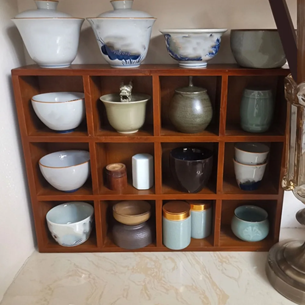 Decorative Wood Desktop Organizer Solid Wood Adjustable Shelves Tabletop Storage Organizer Vintage Style 12 Compartments
Decorative Wood Desktop Organizer Solid Wood Adjustable Shelves Tabletop Storage Organizer Vintage Style 12 Compartments