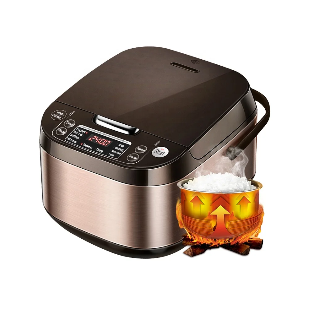 Portable 8 Smart Programs Electric 24 Hours Preset Rice Cooker 4L
Portable 8 Smart Programs Electric 24 Hours Preset Rice Cooker 4L