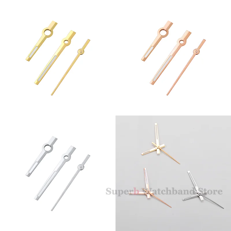 Quality Polished Silver Gold Rose Gold Watch Hands Green Blue Bright Luminous For Nh35 Nh36 NH34 Movement Watches Pointers
Quality Polished Silver Gold Rose Gold Watch Hands Green Blue Bright Luminous For Nh35 Nh36 NH34 Movement Watches Pointers