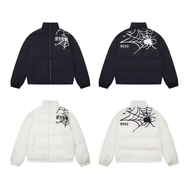 High Street Cool Boys High Street Spider Print Parkas for Unisex Winter Stand Collar Long Sleeve Loose Casual Coats Couples Tops
High Street Cool Boys High Street Spider Print Parkas for Unisex Winter Stand Collar Long Sleeve Loose Casual Coats Couples Tops
