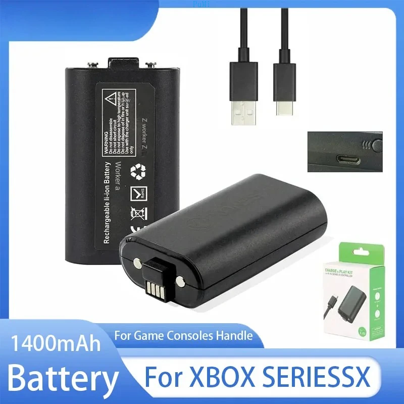 1400mAh Battery Suitable For Xbox Series Game Controller Consoles 2.8V Actual Capacity Handle Built-in Battery Gamepad Console
1400mAh Battery Suitable For Xbox Series Game Controller Consoles 2.8V Actual Capacity Handle Built-in Battery Gamepad Console