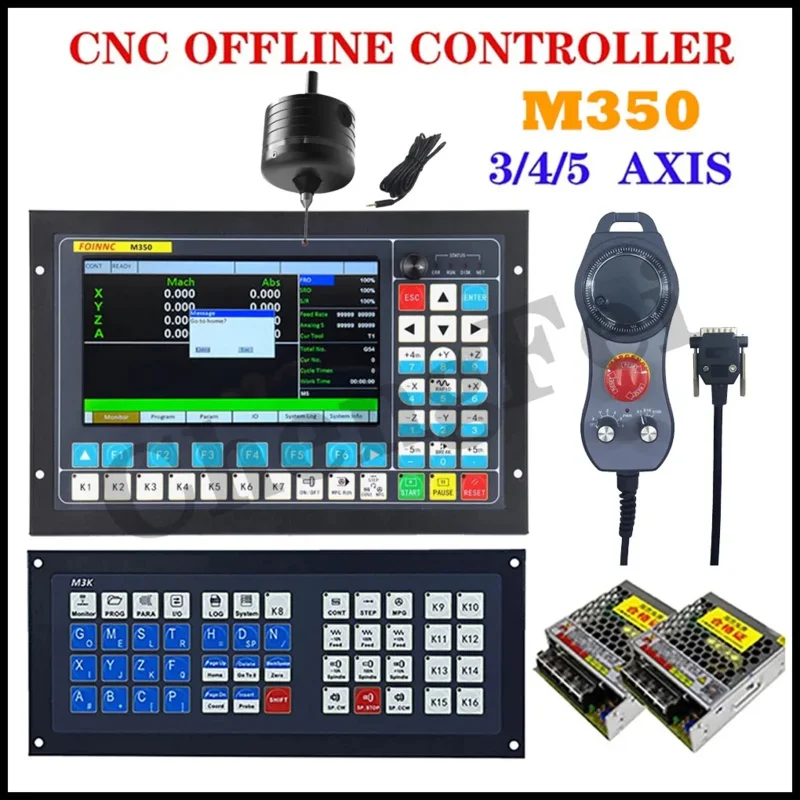 V2 M350 DDCS EXPERT 3axis4axis5Axis CNC Standalone Offline Controller Support Close-Loop Stepper/ATC Replace DDCSV3.1 Mach3
V2 M350 DDCS EXPERT 3axis4axis5Axis CNC Standalone Offline Controller Support Close-Loop Stepper/ATC Replace DDCSV3.1 Mach3
