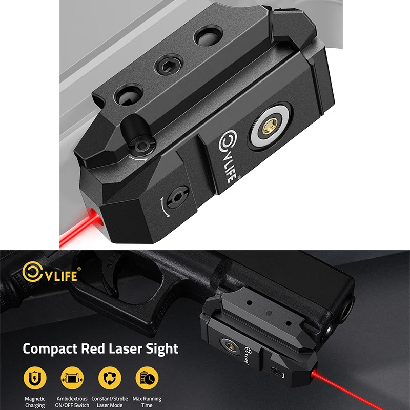 CVLIFE Red Laser Sight Rechargeable Compact Sighting for Pistol Handgun Low-Profile with Magnetic Charging Port for Hunting
CVLIFE Red Laser Sight Rechargeable Compact Sighting for Pistol Handgun Low-Profile with Magnetic Charging Port for Hunting