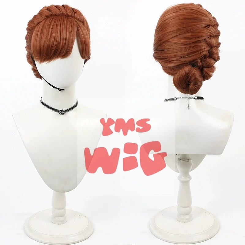 Top Qualtiy Anna Cosplay Wig Short Braid Light Brown Heat Resistant Synthetic Hair Halloween Party Role Play + Wig Cap
Top Qualtiy Anna Cosplay Wig Short Braid Light Brown Heat Resistant Synthetic Hair Halloween Party Role Play + Wig Cap