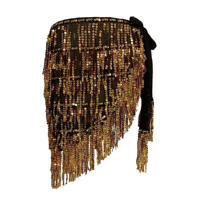 Belly Dance Hip Scarf Sequin Tassel Skirt Wrap Belt Sparkly Rave Costume for Women Girl Fringe Oriental Arabic Bollywood Outfit
Belly Dance Hip Scarf Sequin Tassel Skirt Wrap Belt Sparkly Rave Costume for Women Girl Fringe Oriental Arabic Bollywood Outfit