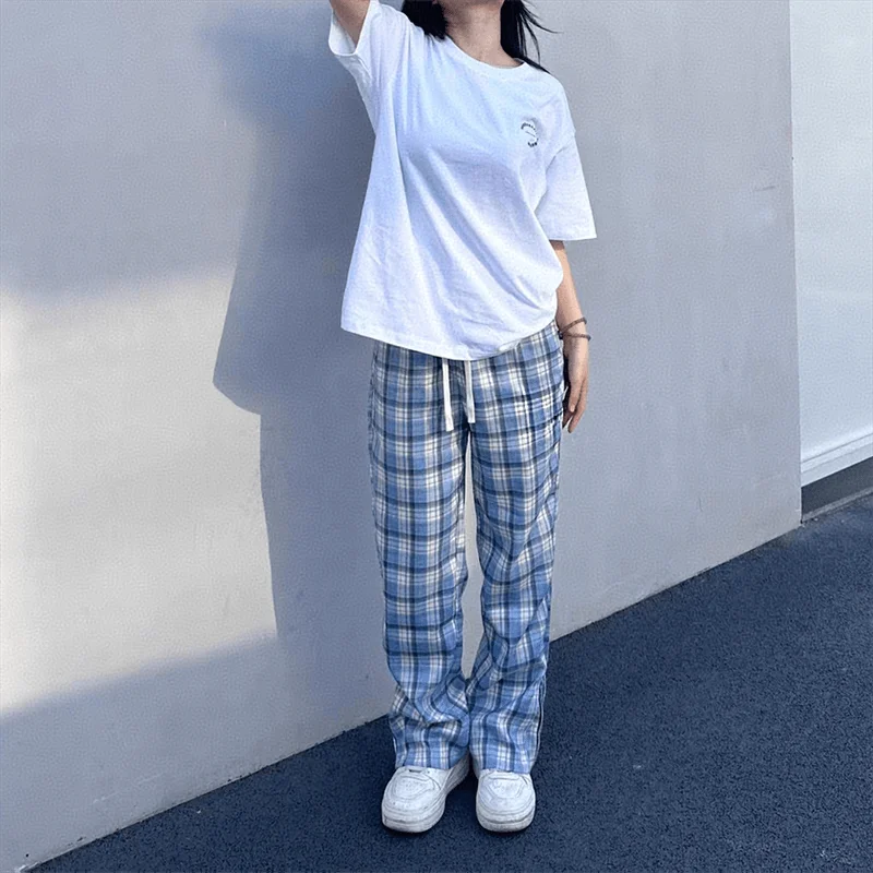 Мужские свободные брюки в клетку с поясом, повседневные, прямого кроя, для студентов, осенние, 2025, новые, молодежные, активные, из полиэфирного волокна
Мужские свободные брюки в клетку с поясом, повседневные, прямого кроя, для студентов, осенние, 2025, новые, молодежные, активные, из полиэфирного волокна