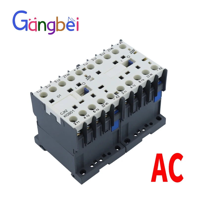 LC2K CJX2K0901N 0910N reversing contactor mechanical interlocking contactor Mechanical chain contactor AC220V 110V 36V 24V 380V
LC2K CJX2K0901N 0910N reversing contactor mechanical interlocking contactor Mechanical chain contactor AC220V 110V 36V 24V 380V