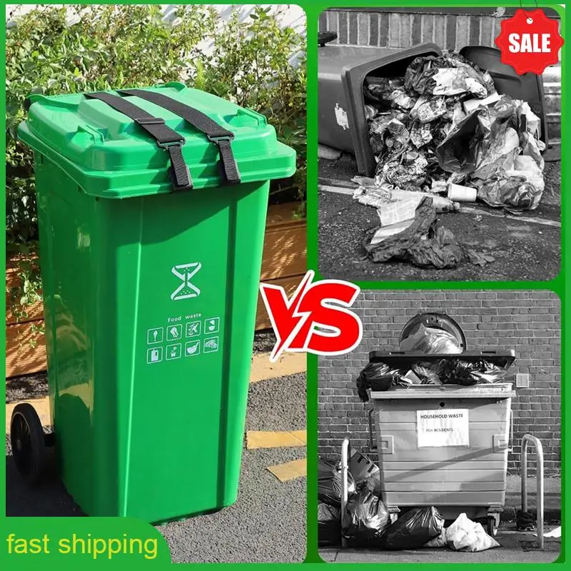 A010 2 Pack Trash Can Lock For Animals-Raccoon Proof Lock With Adjustable Dual Paws For Securing Lids Tightly
A010 2 Pack Trash Can Lock For Animals-Raccoon Proof Lock With Adjustable Dual Paws For Securing Lids Tightly
