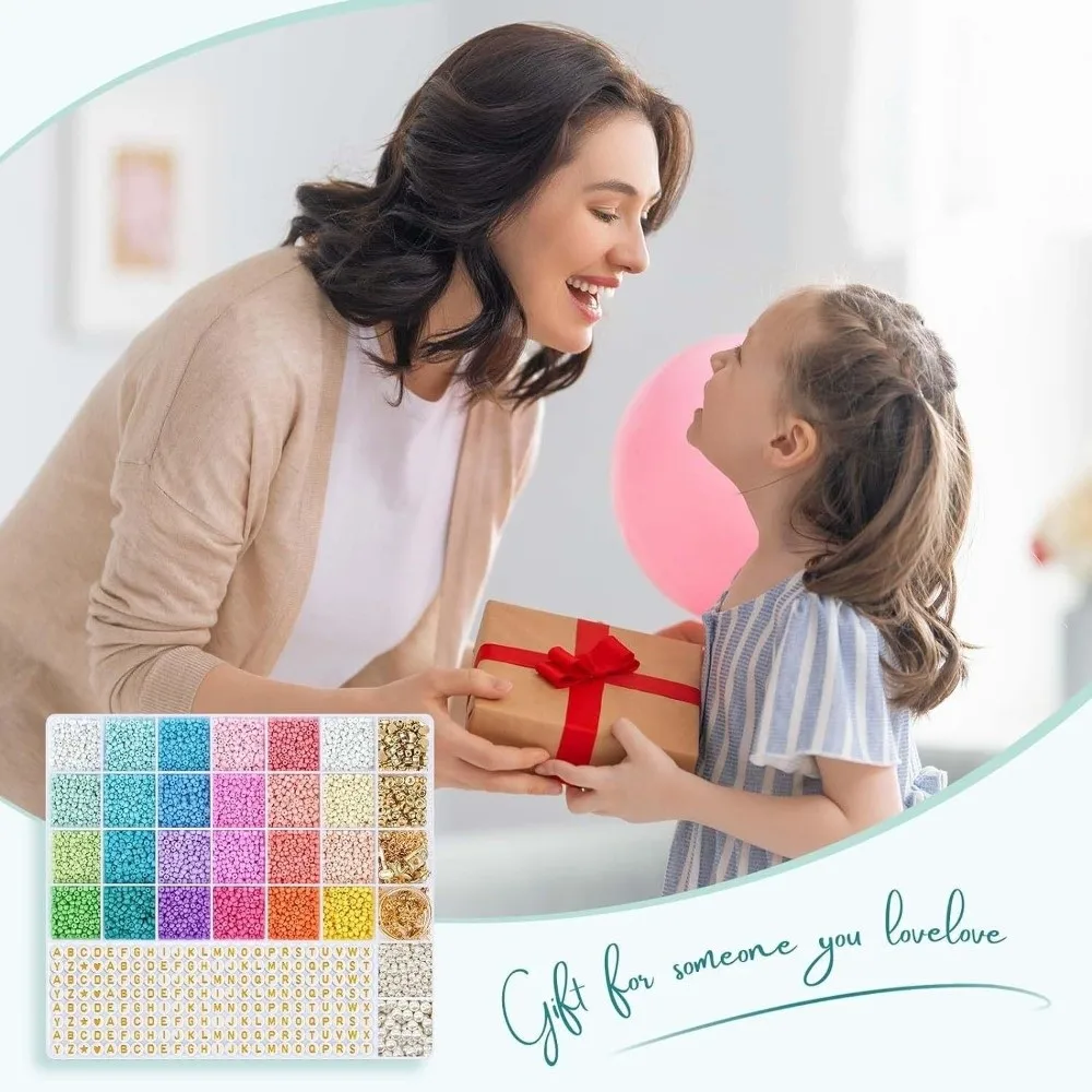 28+2Grid Jewelry Making DIY Bracelet Phone Strap Kit Necklaces with Letter Bead Jewellery Set Ornament Handmade
28+2Grid Jewelry Making DIY Bracelet Phone Strap Kit Necklaces with Letter Bead Jewellery Set Ornament Handmade