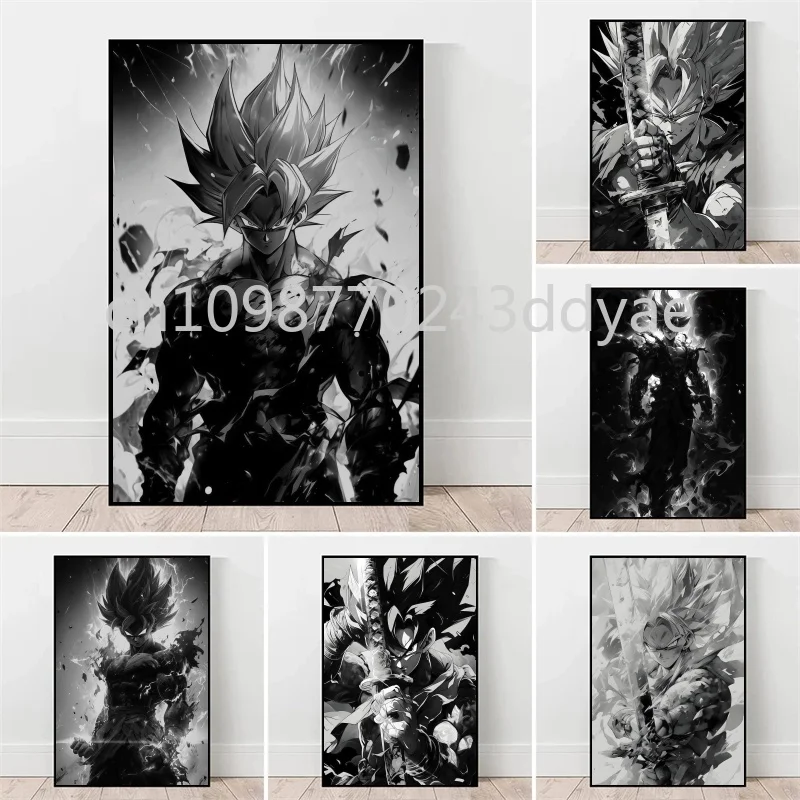 Anime Dragon Ball Canvas Painting Bandai Goku ,Vegeta HD Pictures High-quality Printing, Black and White Art Style Birthday Gift
Anime Dragon Ball Canvas Painting Bandai Goku ,Vegeta HD Pictures High-quality Printing, Black and White Art Style Birthday Gift