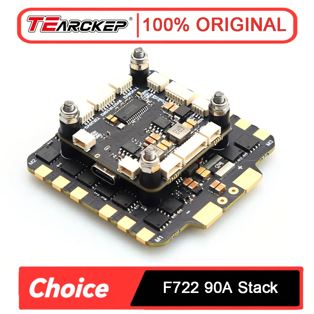 TEARCKEP F722 90A Stack F7 Flight Controller 3-8S & 90A 4in1 BLheli_S ESC for RC 13inch 15inch FPV Freestyle Racing Drone
TEARCKEP F722 90A Stack F7 Flight Controller 3-8S & 90A 4in1 BLheli_S ESC for RC 13inch 15inch FPV Freestyle Racing Drone