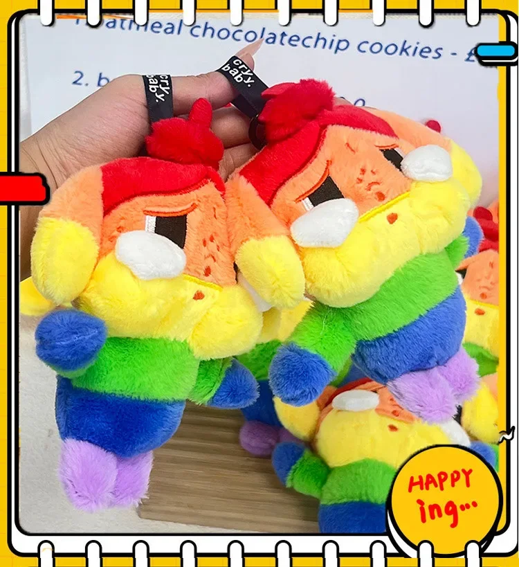 Rainbow crying baby plush pendant small jewelry plush goods DuDu girl key chain doll
Rainbow crying baby plush pendant small jewelry plush goods DuDu girl key chain doll