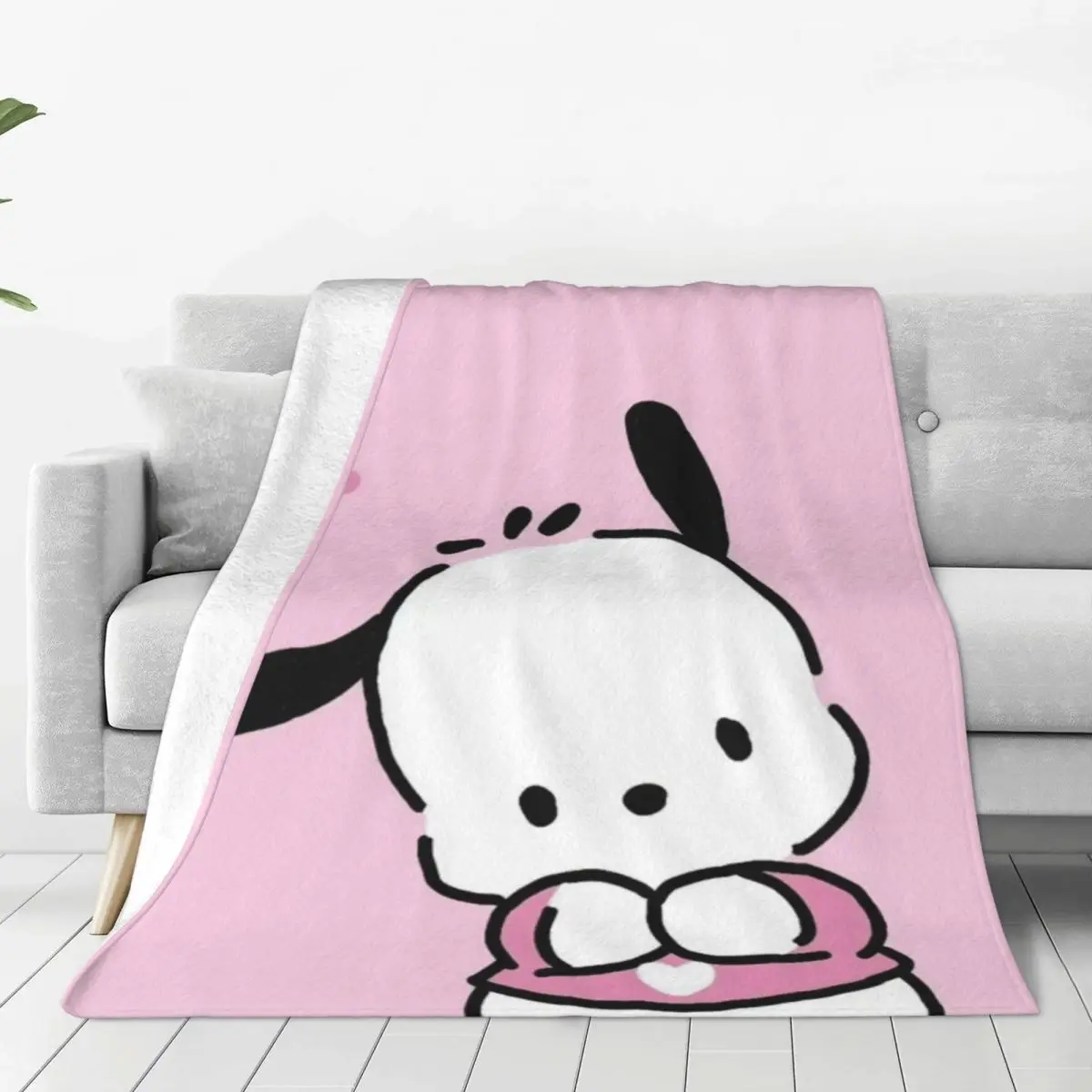 Custom Pochacco Cartoon Blankets Warm Flannel Throw Blanket for Sofa Bedroom Bedding
Custom Pochacco Cartoon Blankets Warm Flannel Throw Blanket for Sofa Bedroom Bedding
