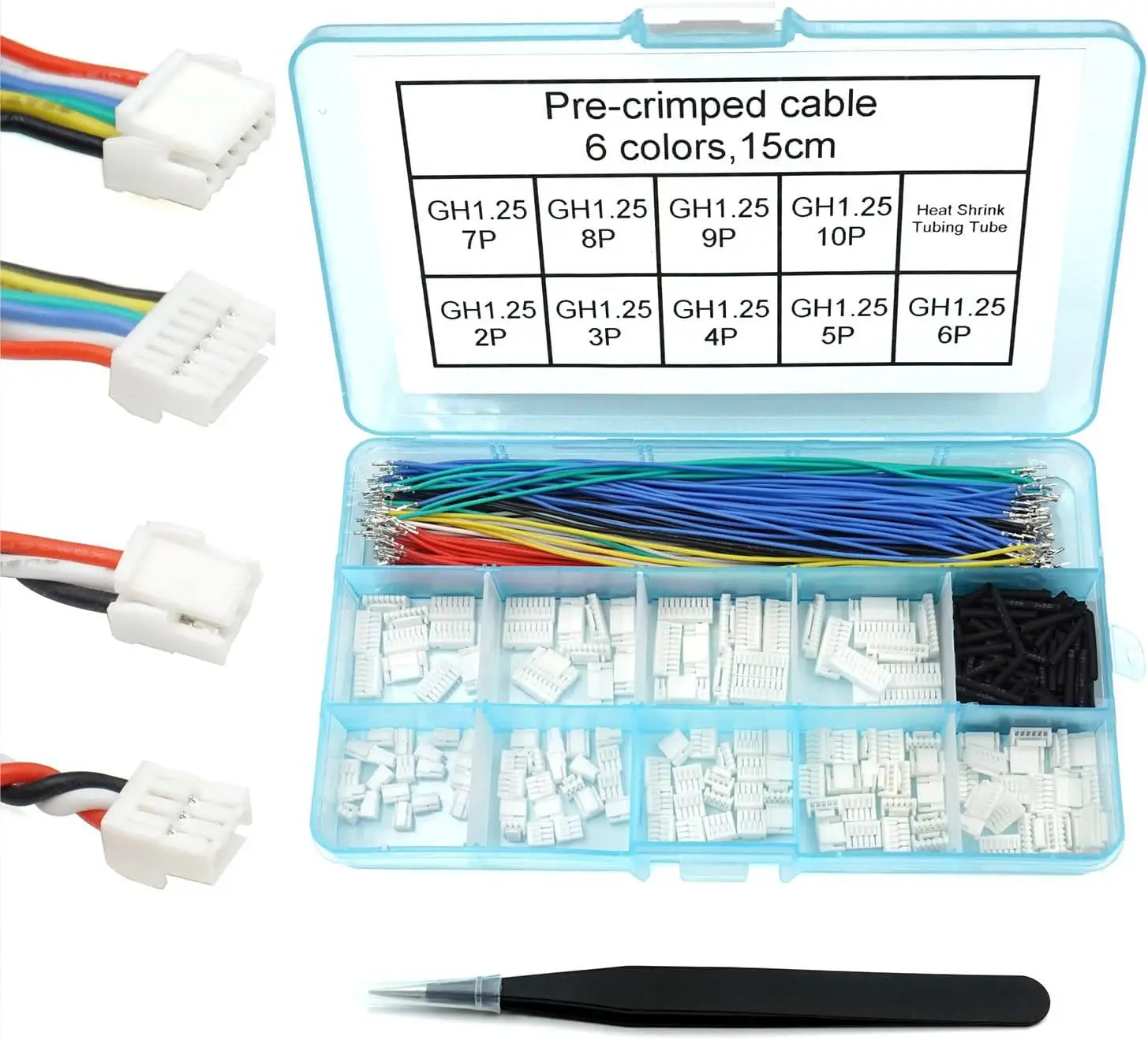 Разъем GH1.25 и предварительно обжимной силиконовый кабель, подходящий для проводов Pixhawk4 6CM15cm.
Разъем GH1.25 и предварительно обжимной силиконовый кабель, подходящий для проводов Pixhawk4 6CM15cm.