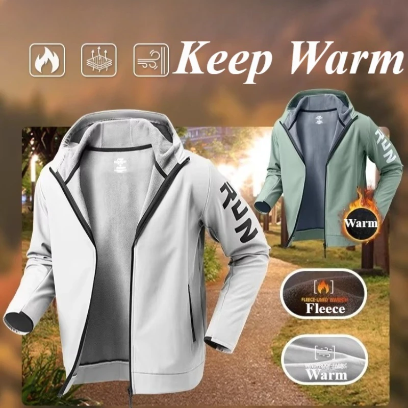 Men's Spring Running Jackets Fleece Korean Fashion Unisex Men/Women Outdoor Windproof and Waterproof Hooded Windbreaker Coats
Men's Spring Running Jackets Fleece Korean Fashion Unisex Men/Women Outdoor Windproof and Waterproof Hooded Windbreaker Coats