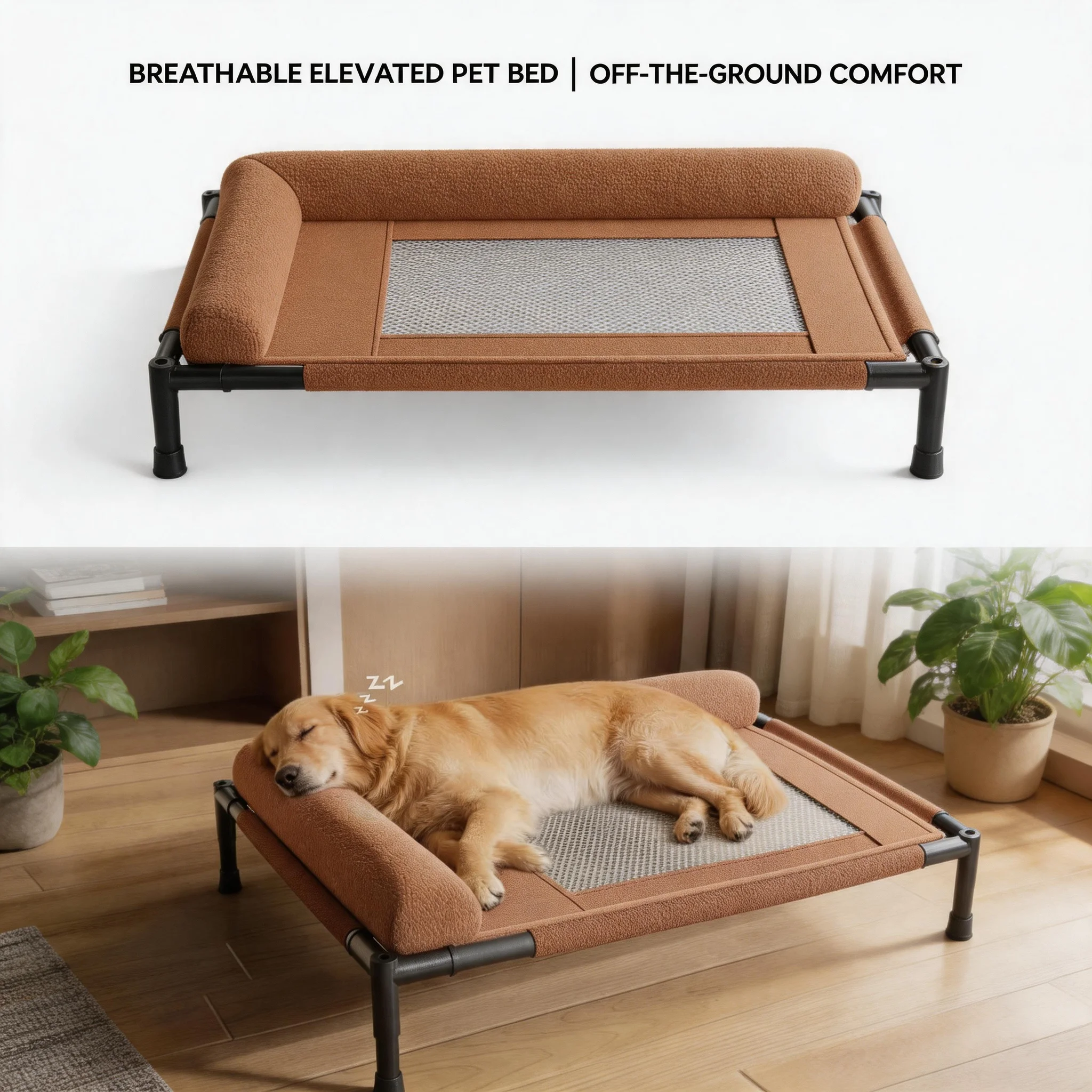 Elevated Cooling Raised Mesh Medium Large Cat Dog Off-the-ground Pet Bed Removable Washable Breathable Moisture-proof Sofa
Elevated Cooling Raised Mesh Medium Large Cat Dog Off-the-ground Pet Bed Removable Washable Breathable Moisture-proof Sofa