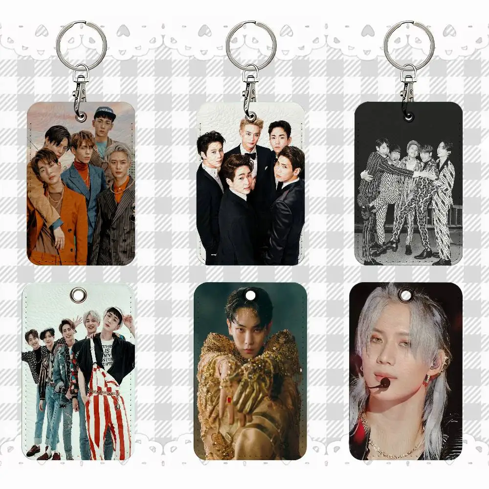 s-SHINees-Rectangle ID Card Case Keychain Access Card Bag Key Tag Ring Leather Card Holder Key Ring Access
s-SHINees-Rectangle ID Card Case Keychain Access Card Bag Key Tag Ring Leather Card Holder Key Ring Access