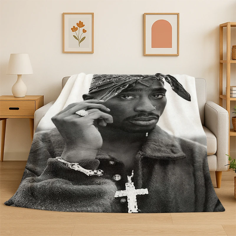 Rapper Eminem Tupac 15pac Hip Hop Rap God Flannel Blanket Soft Warm Throw Blanket for Bedroom Living Room Bed Travel Picnic
Rapper Eminem Tupac 15pac Hip Hop Rap God Flannel Blanket Soft Warm Throw Blanket for Bedroom Living Room Bed Travel Picnic