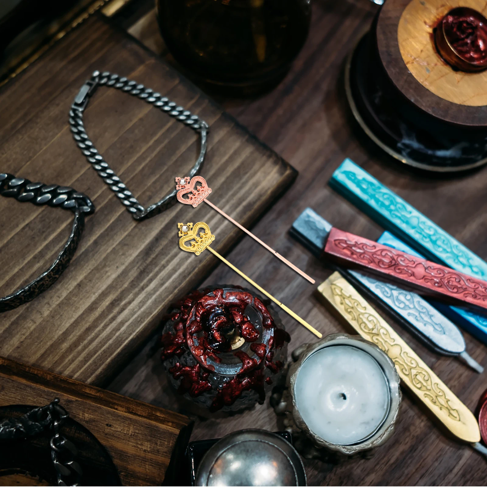 2 Pcs Stainless Steel Wax Melting Stirring Sticks Lightweight Easy to Use Store Small Size Perfect for DIY Wax Seal Lovers
2 Pcs Stainless Steel Wax Melting Stirring Sticks Lightweight Easy to Use Store Small Size Perfect for DIY Wax Seal Lovers