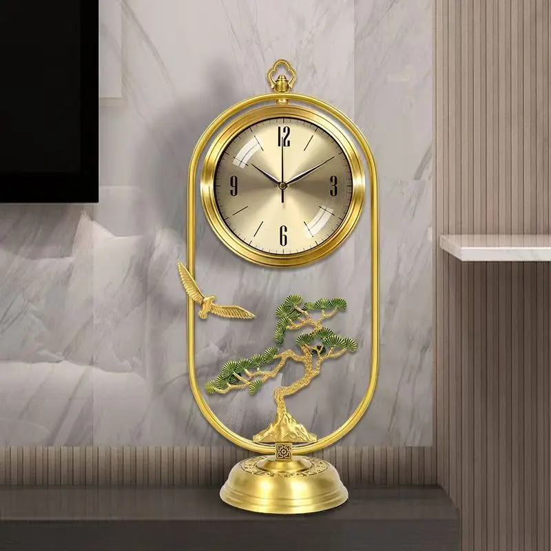 2025 Year Dropshipping 24X52cm Table Clock Simple Modern Luxury Pendulum Desk Handmade Nordic Style Silent Metal
2025 Year Dropshipping 24X52cm Table Clock Simple Modern Luxury Pendulum Desk Handmade Nordic Style Silent Metal