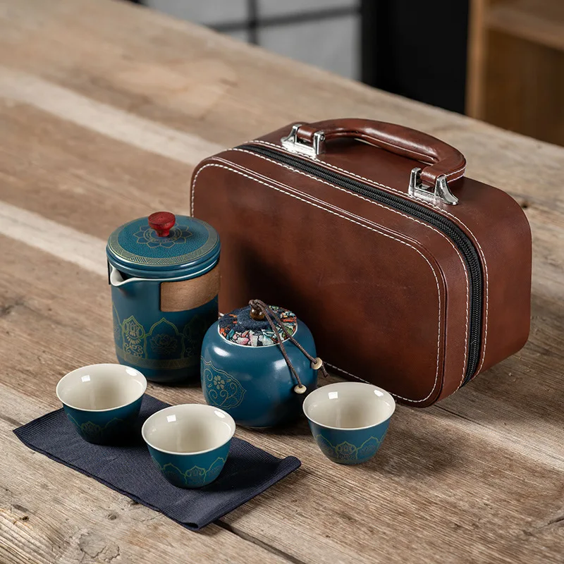 Travel Tea Set Convenient Kung Fu Tea Set Wholesale Chinese Kung Fu Tea Quick Cup Holiday Outdoor Camping Fire Boiling Tea
Travel Tea Set Convenient Kung Fu Tea Set Wholesale Chinese Kung Fu Tea Quick Cup Holiday Outdoor Camping Fire Boiling Tea