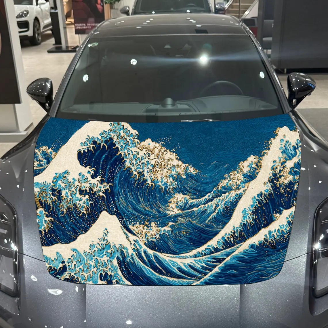 Great Blue Wave Ukiyo-e Art ПВХ обертывания на капот автомобиля, самоклеящаяся водонепроницаемая наклейка на капот автомобиля, защитная наклейка для украшения автомобиля
Great Blue Wave Ukiyo-e Art ПВХ обертывания на капот автомобиля, самоклеящаяся водонепроницаемая наклейка на капот автомобиля, защитная наклейка для украшения автомобиля