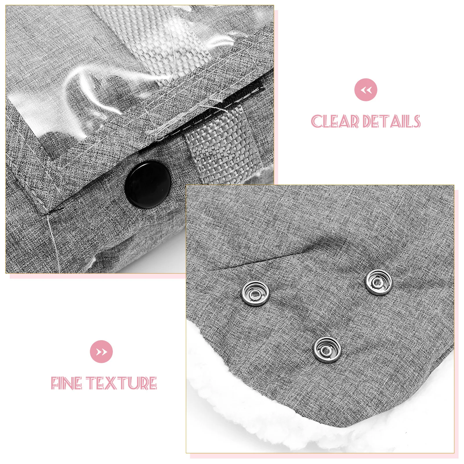 Warm Stroller Hand Muff Windproof Cotton Detachable Winter Pushchair Hand Muff for Cold Weather Outdoor Use Insulated Stroller
Warm Stroller Hand Muff Windproof Cotton Detachable Winter Pushchair Hand Muff for Cold Weather Outdoor Use Insulated Stroller