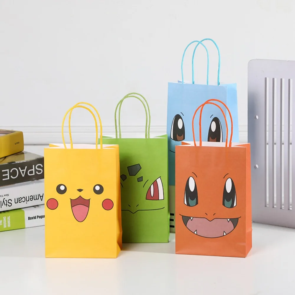 Pokemon Cartoon Cute Kraft Paper Gift Bag Portable Handheld Candy Snack Packaging Bag Reusable Kids Holiday Party Favor Supplies
Pokemon Cartoon Cute Kraft Paper Gift Bag Portable Handheld Candy Snack Packaging Bag Reusable Kids Holiday Party Favor Supplies