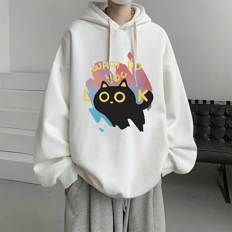 Funny Men's Oversized Hoodie Black 5XL Hoodies with Hat Oversize for Men Cat Print Man Casual Wear Hoody Male Sweatshirt
Funny Men's Oversized Hoodie Black 5XL Hoodies with Hat Oversize for Men Cat Print Man Casual Wear Hoody Male Sweatshirt