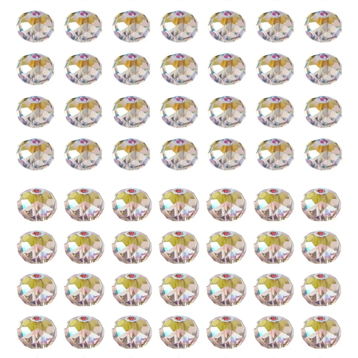200Pcs Transparent Electroplate Rainbow Faceted Glass Beads Loose Spacer Bead For Bracelet Necklace Earring Jewelry Making
200Pcs Transparent Electroplate Rainbow Faceted Glass Beads Loose Spacer Bead For Bracelet Necklace Earring Jewelry Making