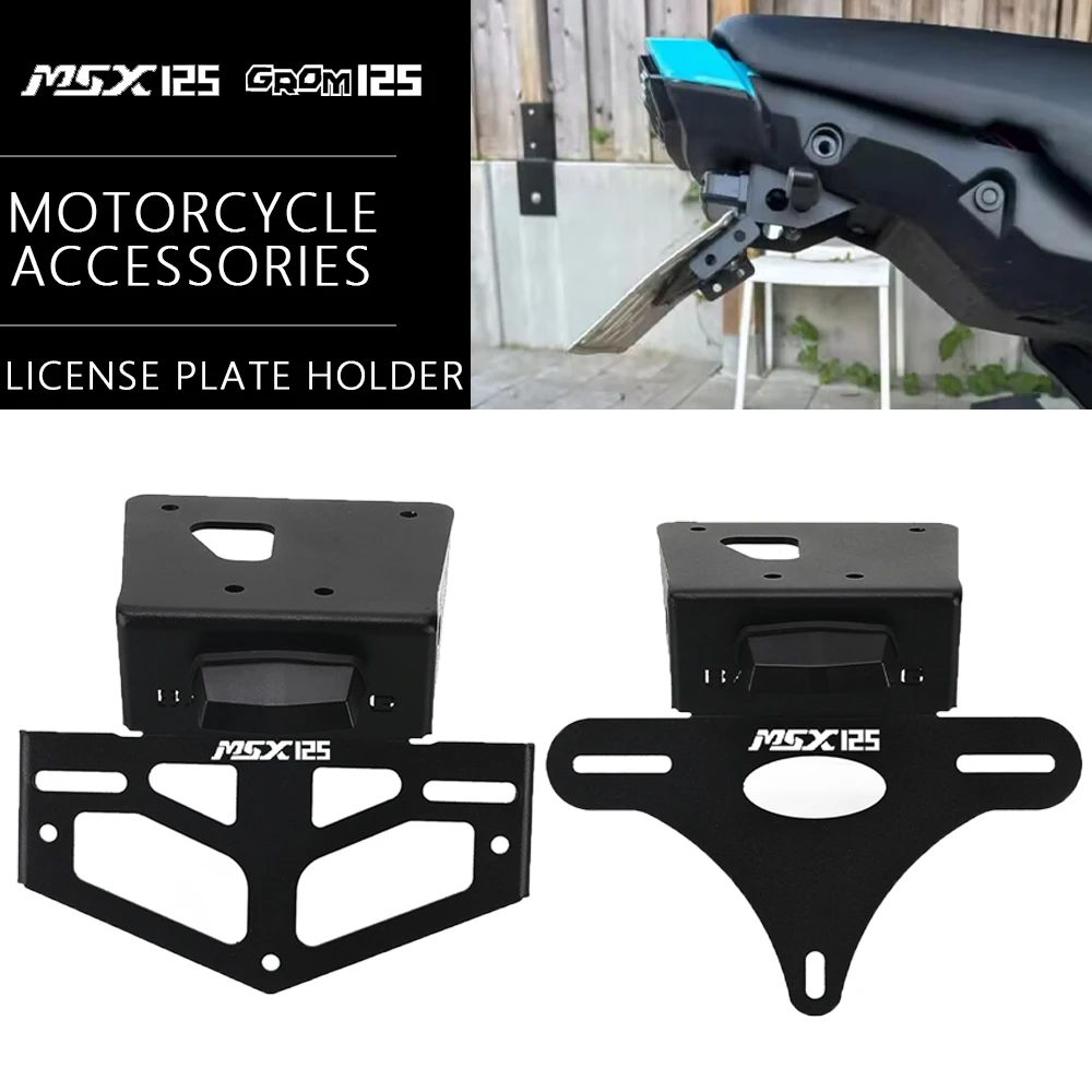 MSX125 Tail Tidy Fender Eliminator License Plate Bracket Registration Number Frame Holder For Honda MSX 125 GROM125 2022-2024
MSX125 Tail Tidy Fender Eliminator License Plate Bracket Registration Number Frame Holder For Honda MSX 125 GROM125 2022-2024