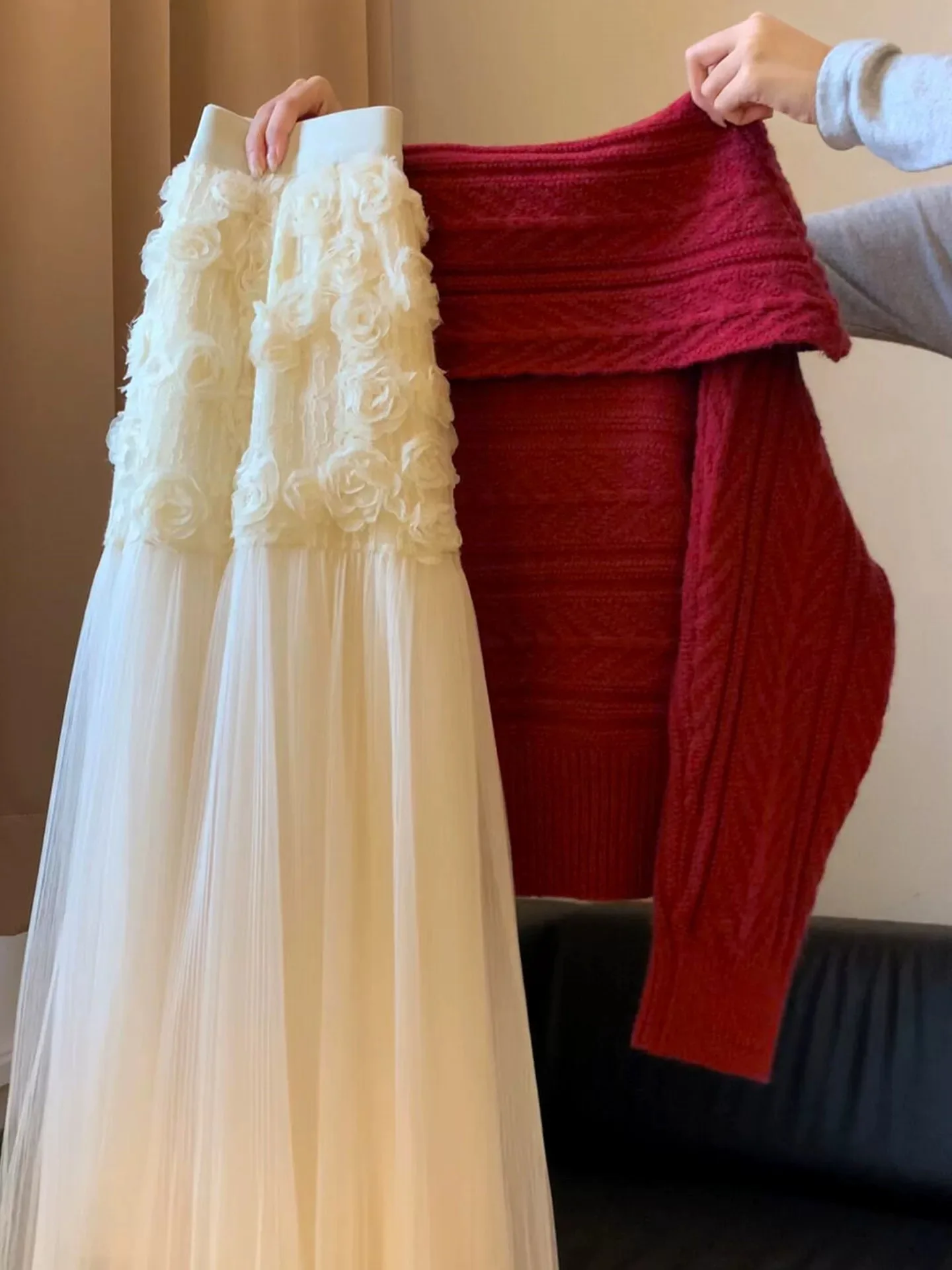 Cisas новогодний красный свободный вязаный свитер на одно плечо женский повседневный свободный крой длинный свек из полиэфирного волокна
Cisas новогодний красный свободный вязаный свитер на одно плечо женский повседневный свободный крой длинный свек из полиэфирного волокна