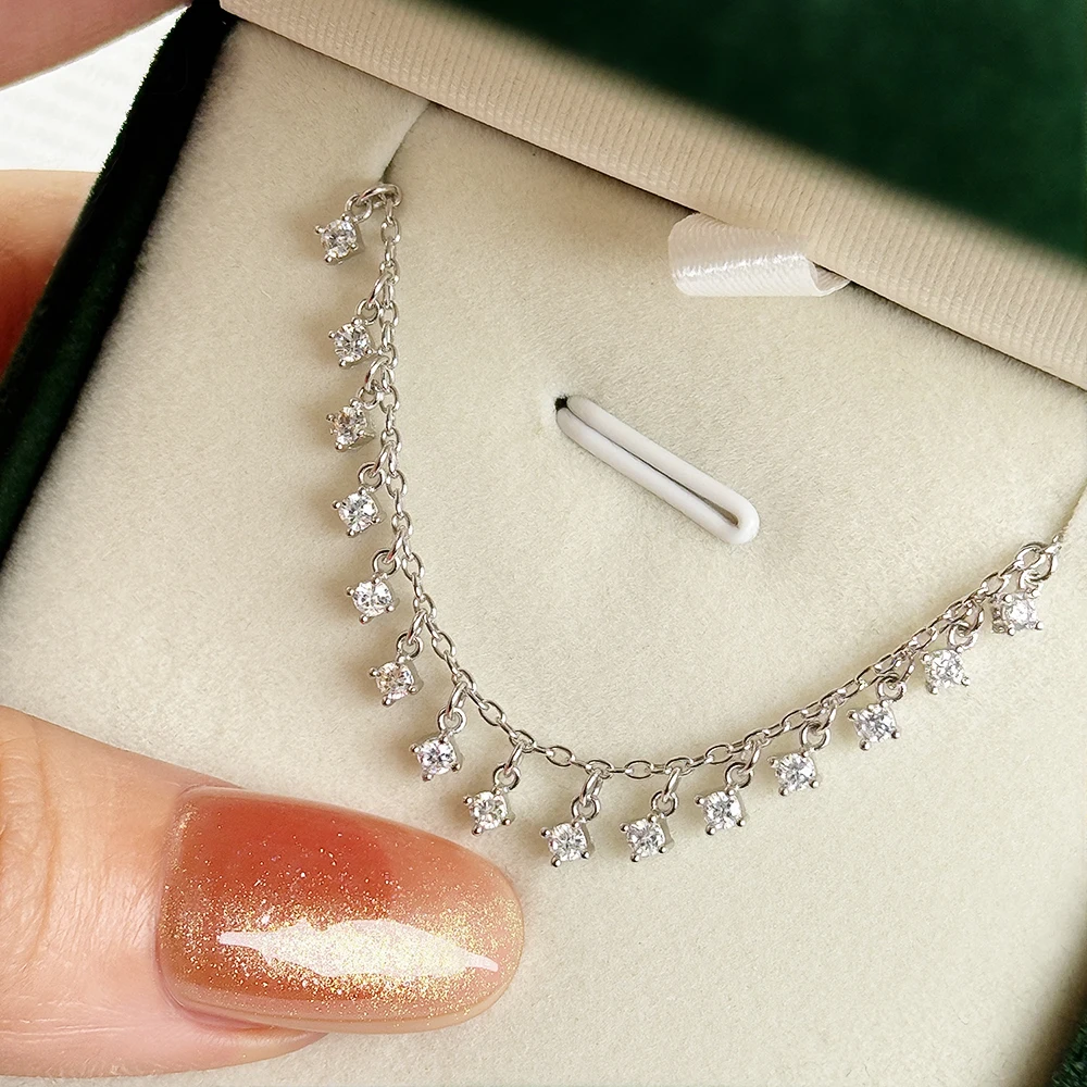HORRIPAL D VVS1 Moissanite Tennis Bracelets For Women 925 sterling Silver GRA High quality Party Hot Seller Fashion Jewelry Gift
HORRIPAL D VVS1 Moissanite Tennis Bracelets For Women 925 sterling Silver GRA High quality Party Hot Seller Fashion Jewelry Gift