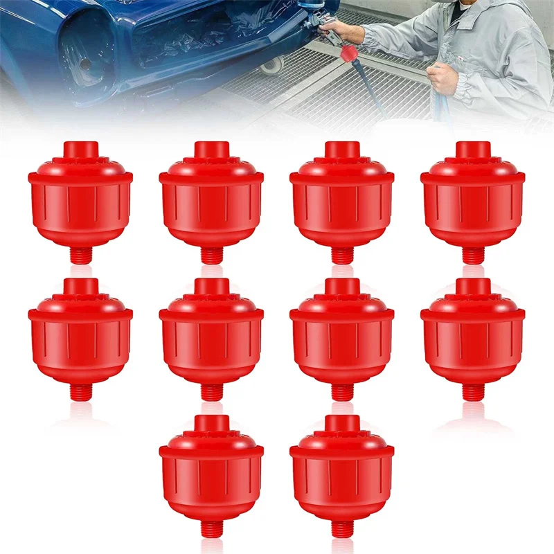 10Pcs Mini Disposable Water And Air Filters Whirlwind Air Line Filter Only Standard 1/4 Inch Thread For Spray Guns And Air Tools
10Pcs Mini Disposable Water And Air Filters Whirlwind Air Line Filter Only Standard 1/4 Inch Thread For Spray Guns And Air Tools