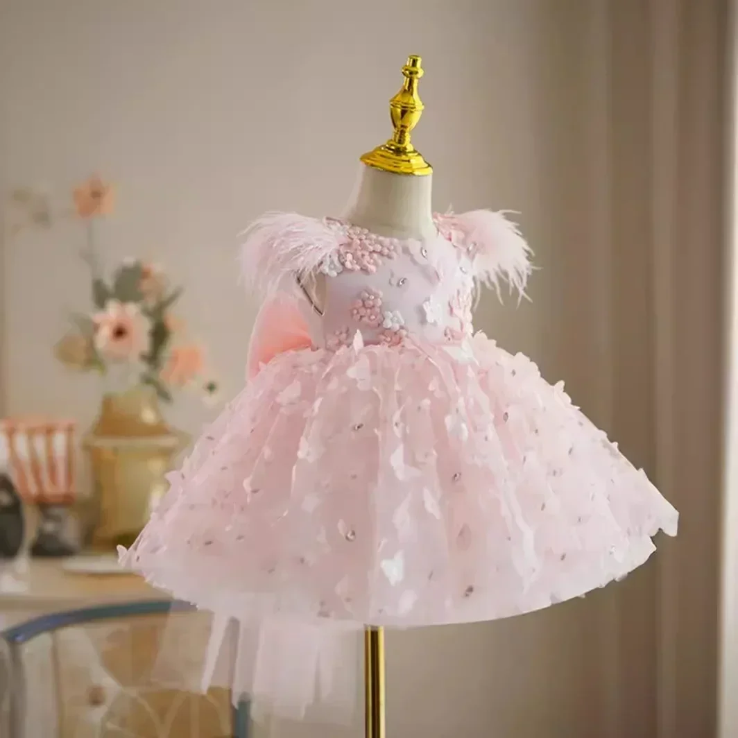 Children's Pink Butterfly Print Mesh Patchwork Butterfly Wings Sleeveless Fluffy Skirt Wedding Birthday Party Princess Dress
Children's Pink Butterfly Print Mesh Patchwork Butterfly Wings Sleeveless Fluffy Skirt Wedding Birthday Party Princess Dress