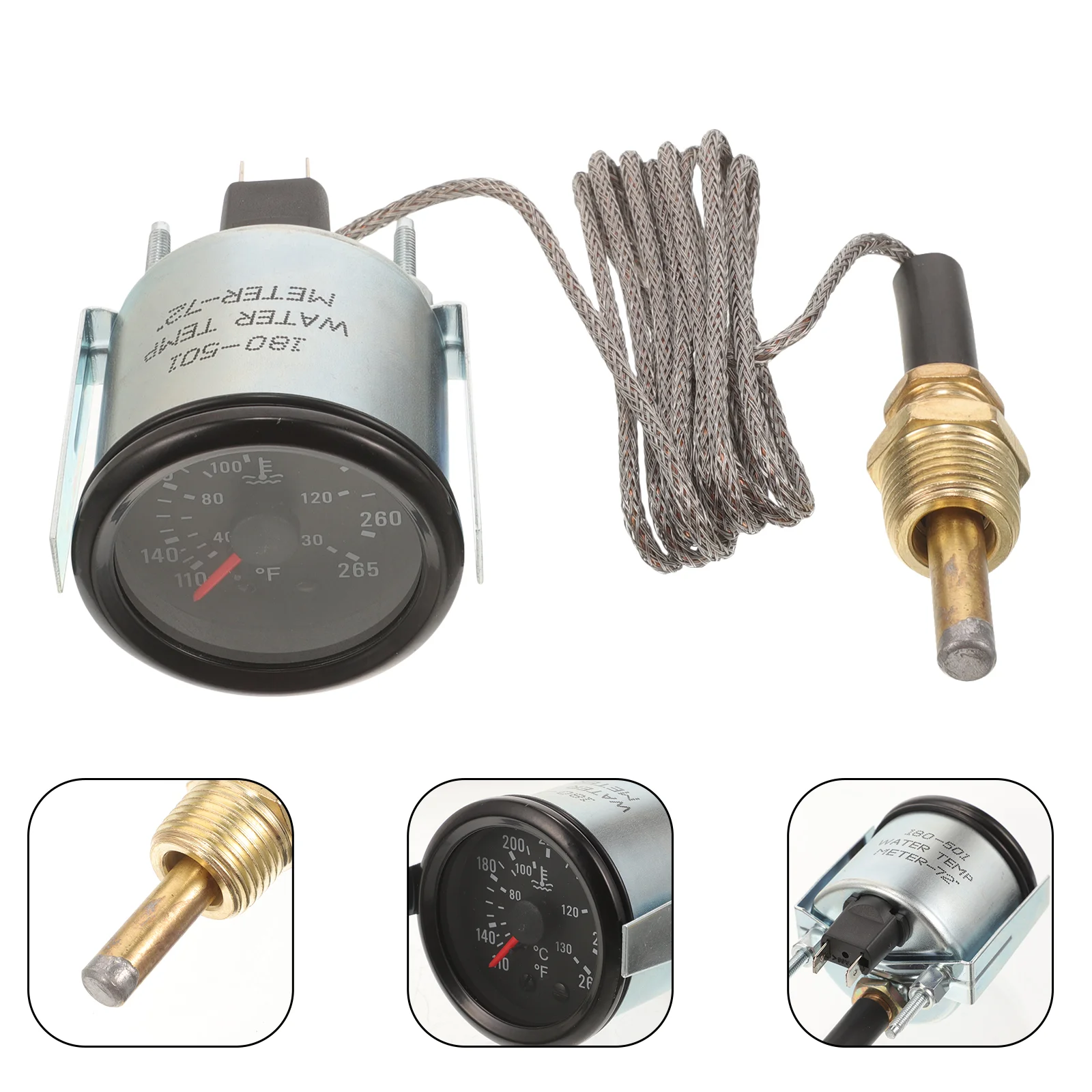 Water Temperature Gauge for Car Engineering Vehicle Meter Abs Automotive Replacement Gauges
Water Temperature Gauge for Car Engineering Vehicle Meter Abs Automotive Replacement Gauges