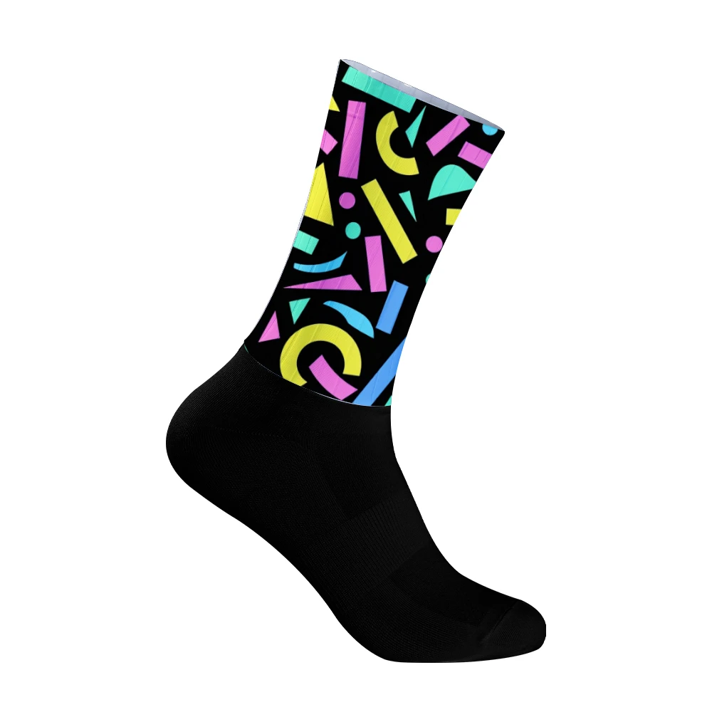 Colorful Geometric Contrast - Color Cycling Socks New Summer Breathable Cycling Socks Men Women Road Bike Calcetines Ciclismo
Colorful Geometric Contrast - Color Cycling Socks New Summer Breathable Cycling Socks Men Women Road Bike Calcetines Ciclismo