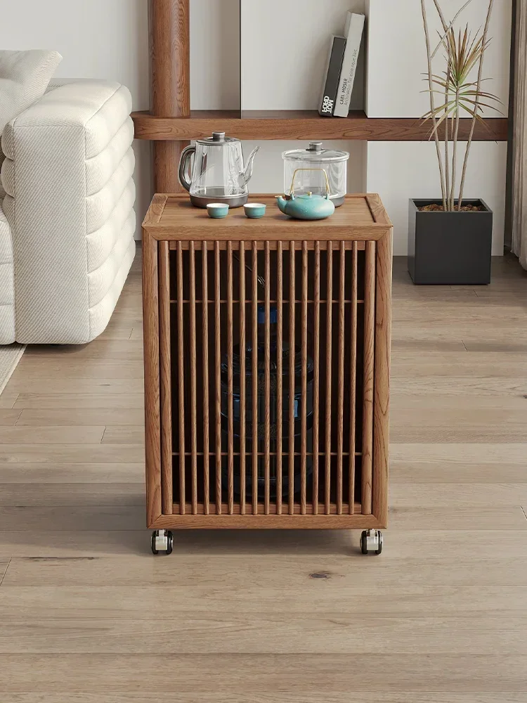 Solid Wood New Chinese Style Living Room Balcony Movable Tea Cabinet Small Side Table Tea Table
Solid Wood New Chinese Style Living Room Balcony Movable Tea Cabinet Small Side Table Tea Table