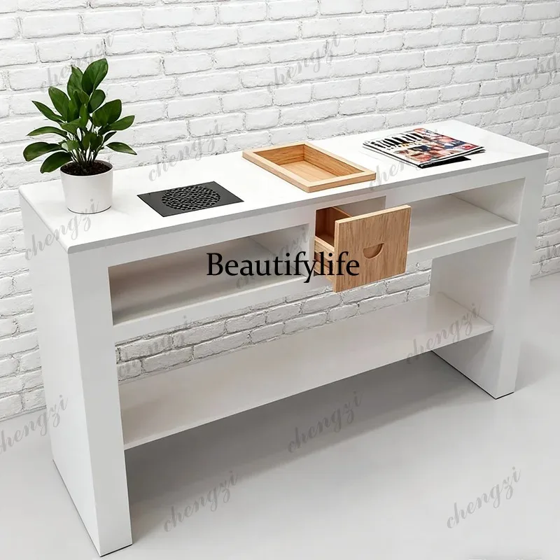 P182 European Cute Manicure Nail Table Modern Trendy Beauty Premium Manicure Nail Table With Drawers Design Mesa Salon Furniture
P182 European Cute Manicure Nail Table Modern Trendy Beauty Premium Manicure Nail Table With Drawers Design Mesa Salon Furniture