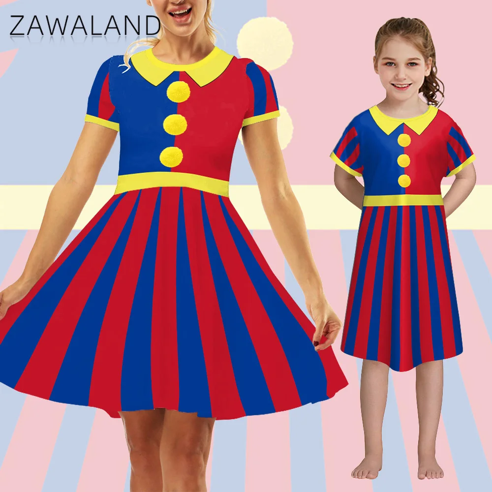Anime Movie Pomni Cosplay Costume Halloween Stage Performance Skirts Parent-Child Disguise Dress Carnival Festival Party Outfits
Anime Movie Pomni Cosplay Costume Halloween Stage Performance Skirts Parent-Child Disguise Dress Carnival Festival Party Outfits