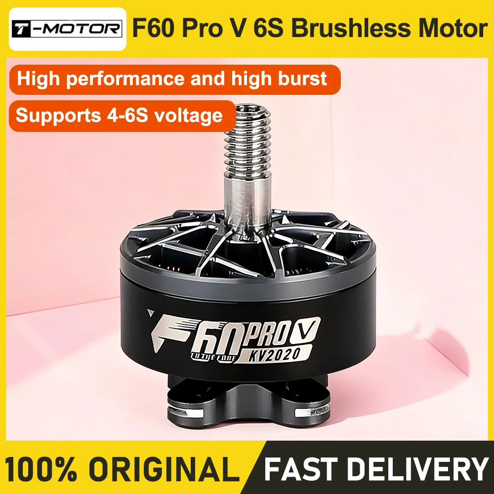 T-Motor F60 Pro V Brushless Motor 1750 1950 2020 2550KV 6S For FPV Racing Drone Quadcopter Multirotor RC Aircraft
T-Motor F60 Pro V Brushless Motor 1750 1950 2020 2550KV 6S For FPV Racing Drone Quadcopter Multirotor RC Aircraft