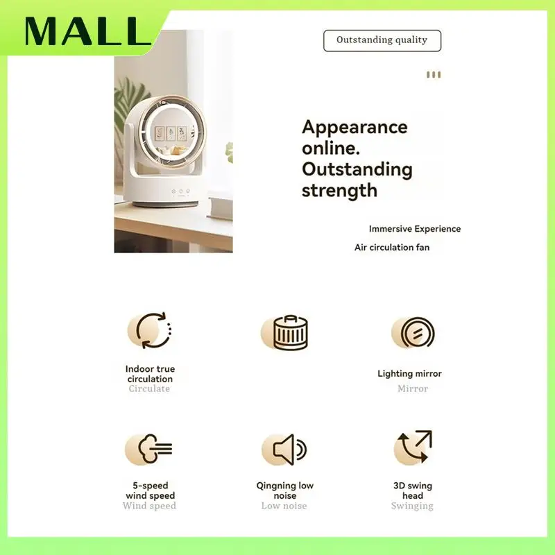 MALL New Desktop Fan Charging USB Live Streaming Lighting Fan With Shaking Head, Dormitory Fan, Home Desktop Fan
MALL New Desktop Fan Charging USB Live Streaming Lighting Fan With Shaking Head, Dormitory Fan, Home Desktop Fan