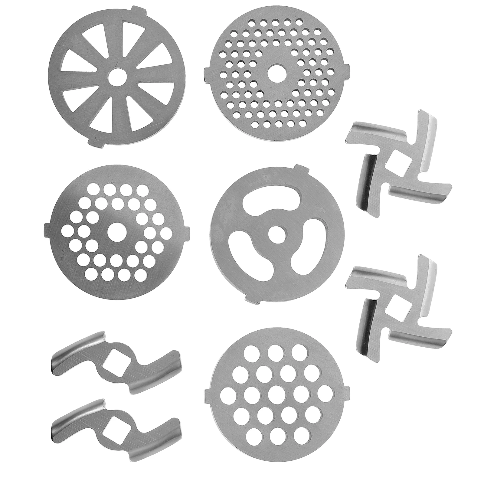 9 Pcs Electric Meat Grinder Accessories Blade Grinders Stainless Steel Mincer Plate
9 Pcs Electric Meat Grinder Accessories Blade Grinders Stainless Steel Mincer Plate