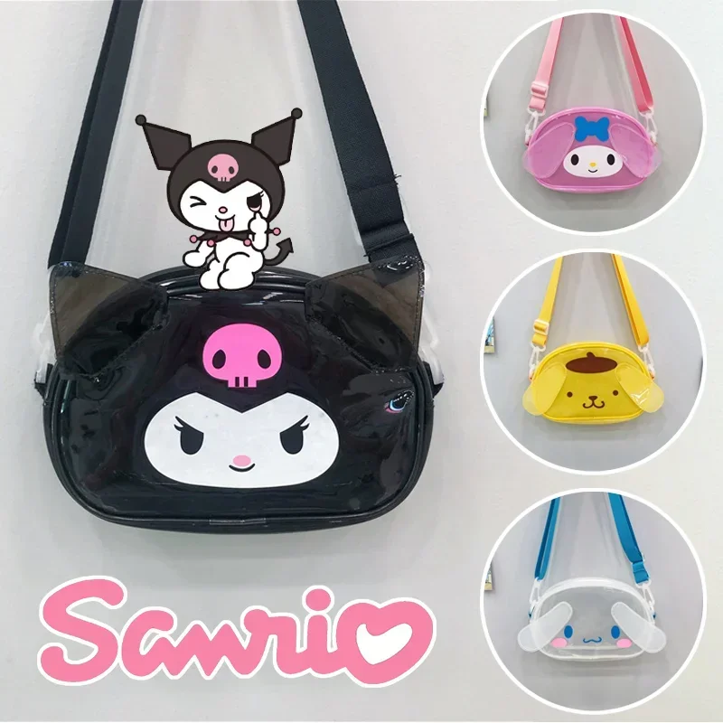 Sanrio Transparent Crossbody Bags Kuromi Melody Mini Anime All-match Women Cute Purin Cinnamoroll Handbags Harajuku Purses Bag
Sanrio Transparent Crossbody Bags Kuromi Melody Mini Anime All-match Women Cute Purin Cinnamoroll Handbags Harajuku Purses Bag