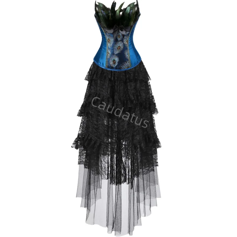 Корсетное платье, костюм, длинная юбка, комплект с перьями, бюстье, костюм для вечеринки, павлин, ретро, женский наряд, большие размеры, готический Хэллоуин
Корсетное платье, костюм, длинная юбка, комплект с перьями, бюстье, костюм для вечеринки, павлин, ретро, женский наряд, большие размеры, готический Хэллоуин